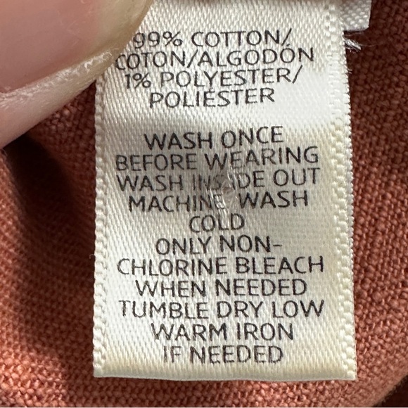 Loft size 24/00 Modern Skinny jeans, salmon color, spring, denim, tween - Picture 7 of 10